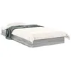 Image de vidaXL Cadre de lit sans matelas sonoma gris 75x190 cm 842082