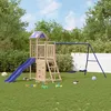 Image de vidaXL Aire de jeux dextérieur bois de pin massif ensemble de jeu ensemble de jeu en bois ensemble de terrain de jeu 3279145