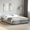 Image de vidaXL Cadre de lit sans matelas sonoma gris 150x200 cm 3279840