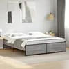 Image de vidaXL Cadre de lit sans matelas sonoma gris 200x200 cm 3279870