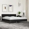 Image de vidaXL Cadre de lit sans matelas noir 200x200 cm 3280017