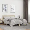 Image de vidaXL Cadre de lit chêne sonoma 140x190 cm bois dingénierie et métal lit lit dinvité lit double meuble de chambre à 3280213