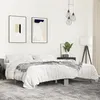Image de vidaXL Bed Frame Grey Sonoma 200x200 cm Engineered Wood and Metal bed guest bed double bed bedroom furniture bed base 3280220