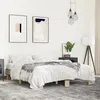 Image de vidaXL Bed Frame Sonoma Oak 150x200 cm Engineered Wood and Metal bed guest bed double bed bedroom furniture bed base 3280233