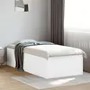 Image de vidaXL Cadre de lit sans matelas blanc 90x190 cm 3280972