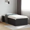 Image de vidaXL Cadre de lit sans matelas noir 90x190 cm 3280973