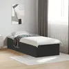 Image de vidaXL Cadre de lit sans matelas noir 100x200 cm 3281050
