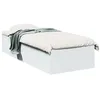 Image de vidaXL Cadre de lit sans matelas blanc 90x190 cm 3281063