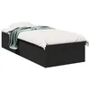 Image de vidaXL Cadre de lit sans matelas noir 90x190 cm 3281064