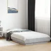 Image de vidaXL Cadre de lit sans matelas gris béton 90x190 cm 3281241