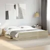 Image de vidaXL Cadre de lit avec tiroirs sans matelas chêne sonoma 180x200 cm 3280274