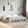 Image de vidaXL Cadre de lit blanc 180x200 cm bois dingénierie lit lit de rangement cadre de lit double lit double meuble de 3280454