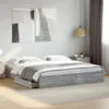 Image de vidaXL Cadre de lit avec tiroirs sans matelas sonoma gris 180x200 cm 3280641