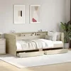 Image de vidaXL Lit de jour avec tiroirs sans matelas chêne sonoma 90x190 cm 3280855