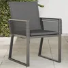 Image de vidaXL Chaises de jardin lot de 4 avec coussins noir résine tressée 4008116