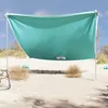 Image de vidaXL Auvent de plage avec ancres de sable vert 304x300 cm tente de plage abri de plage tente de plage avec ancre de 4008645