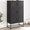 Image de vidaXL Buffet noir 685x385x1235 cm acier 846488