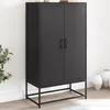 Image de vidaXL Buffet haut noir 685x385x1235 cm acier 846494