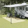 Image de vidaXL Tapis de tente crème 45x25 m tapis de camping tapis de camping pour lextérieur sous-couche de tapis tapis de 4008499