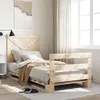 Image de vidaXL Cadre de lit sans matelas avec tête de lit 90x200 cm 3281574