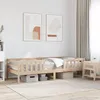 Image de vidaXL Cadre de lit sans matelas 90x200 cm bois de pin massif 846973