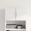 Image de vidaXL Armoire murale blanc 70x425x40 cm bois dingénierie 846117