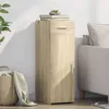 Image de vidaXL Buffet chêne sonoma 30x425x93 cm bois dingénierie 846273