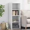 Image de vidaXL Buffet haut blanc 45x41x124 cm bois dingénierie 846390