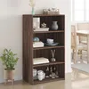 Image de vidaXL Buffet haut chêne marron 70x41x124 cm bois dingénierie buffet placard armoire latérale armoire armoire de 846410