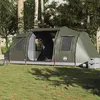 Image de vidaXL Tente de camping tunnel 4 personnes vert olive imperméable tente abri de camping abri de jardin tente de jardin 4009413