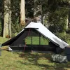 Image de vidaXL Tente de camping 2 personnes blanc tissu occultant imperméable tente abri de camping abri de jardin tente de 4009437