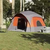 Image de VIDAXL Tente familiale cabine 6 places 322/368×370×210 cm - imperméable double toit amovible