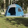Image de Tente de camping familiale - VIDAXL - Igloo - 6 personnes - Imperméable - Bleu