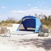 Image de Tente de plage 2 personnes bleu azuré imperméable