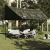 Image de vidaXL Bâche de camping camouflage 438x376x212 cm imperméable bâche bâche imperméable bâche de camping légère bâche 4009608