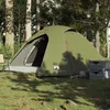 Image de vidaXL Tente de camping à dôme 4 personnes vert olive imperméable tente abri de camping abri de jardin tente de jardin 4009618