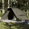 Image de vidaXL Tente de camping à dôme 4 personnes marron imperméable 4009643