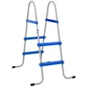 Image de Échelle de piscine pour piscine hors sol 84 cm acier plastique