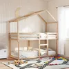 Image de vidaXL Lit superposé sans matelas 90x200 cm bois de pin massif 3282039