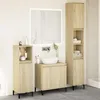 Image de vidaXL Ensemble de meubles de salle de bain 3 pcs chêne sonoma armoire de salle de bain armoire de bain meuble-lavabo de 3282655