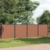 Image de vidaXL Panneau de clôture marron 699x186 cm WPC clôture de jardin clôture d’intimité panneau de clôture en WPC 3282801