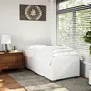 Image de vidaXL Cadre de lit sans matelas blanc 90x190 cm similicuir 3284537