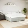 Image de vidaXL Cadre de lit sans matelas gris clair 200x200 cm velours 3284655
