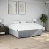 Image de vidaXL Cadre de lit sans matelas gris clair 180x200 cm tissu 3284853