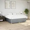 Image de vidaXL Cadre de lit sans matelas gris clair 180x200 cm tissu 3284956