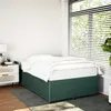 Image de vidaXL Cadre de lit sans matelas vert foncé 120x190 cm velours 3284997