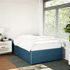 Image de vidaXL Cadre de lit bleu 120x200 cm velours sommier cadre de lit plateforme cadre de lit rembourré meuble de chambre à 3285004