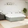 Image de vidaXL Cadre de lit sans matelas gris clair 180x200 cm velours 3285024