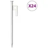 Image de vidaXL Piquets de tente 24 pcs 20 cm 9 mm acier galvanisé piquet de sol piquet de tente en métal piquet de tente en 4009367