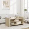 Image de vidaXL Table basse chêne sonoma 100x50x50 cm bois dingénierie table latérale table de salon table daccent bout de 848348